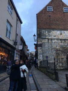 The medieval street called "The Shambles" in York